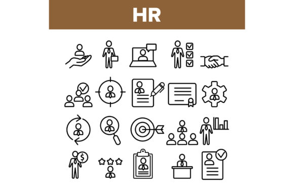 Download Collection HR Human Resources Icons Set - Premium Resources